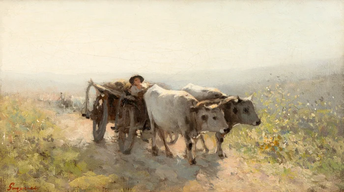 Sunt expuse inclusiv lucrări ale pictorului român Nicolae Grigorescu FOTO Artmark