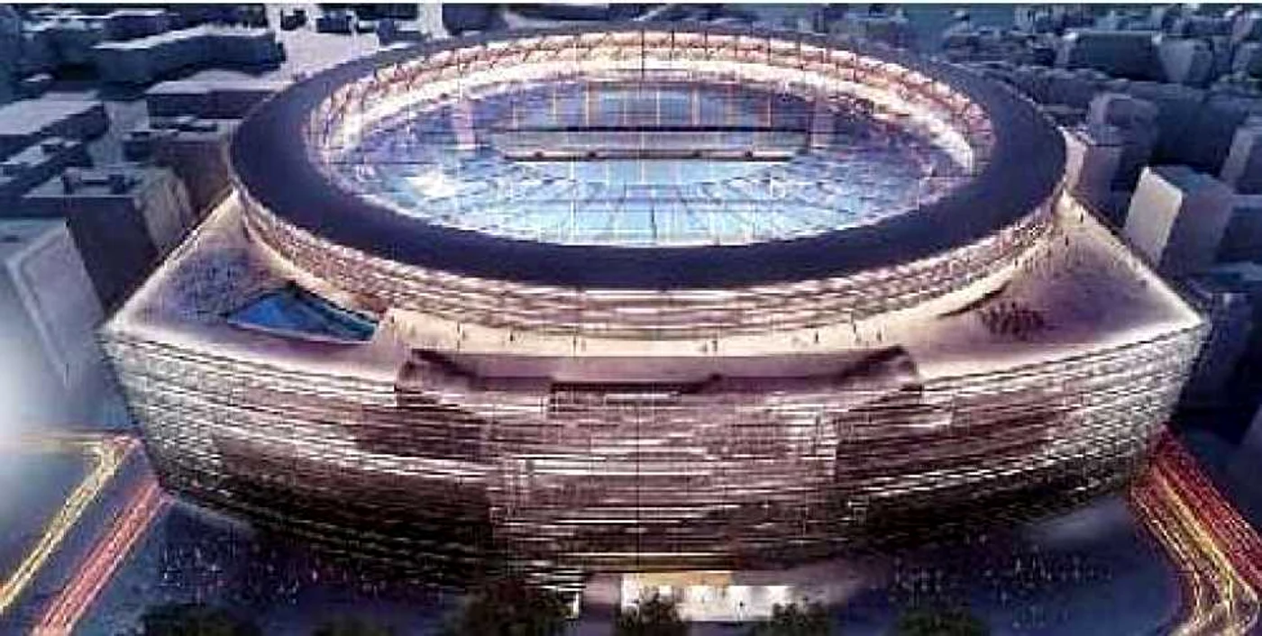 Lamela, unul dintre cele patru proiecte finaliste pentru construcţia noului stadion al lui Real Madrid FOTO Marca