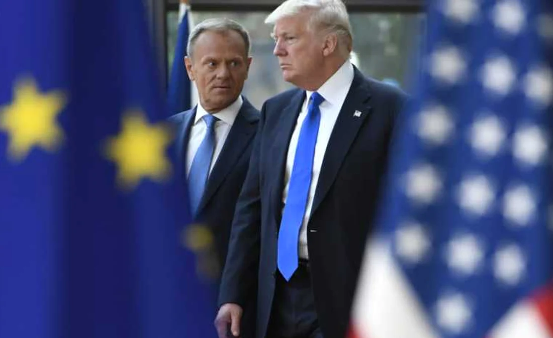 Donald Tusk și Donald Trump FOTO Arhivă