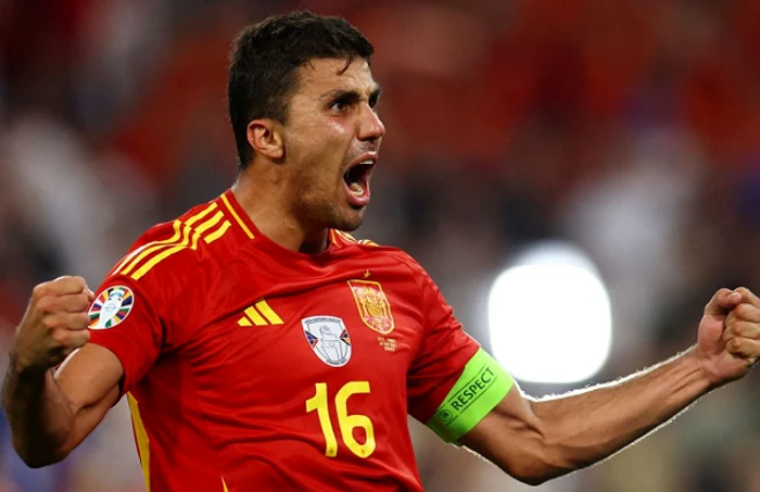 Rodri, cel mai bun jucător la Euro 2024. FOTO: Facebook
