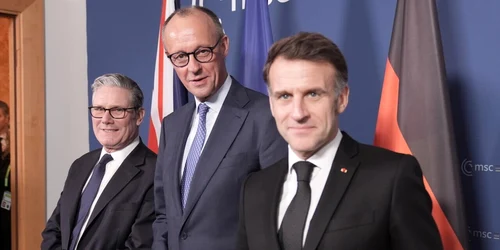 Starmer Merz Macron/FOTO:AFP