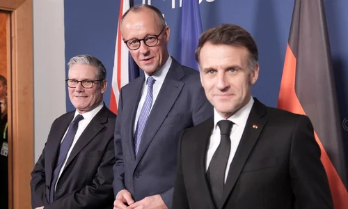 Starmer Merz Macron/FOTO:AFP