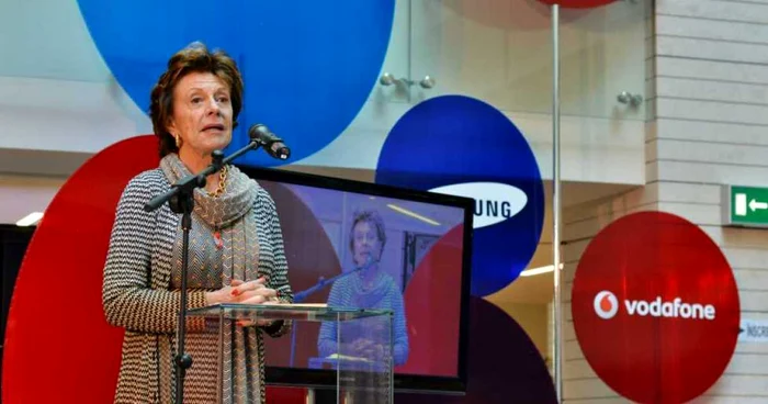 Neelie Kroes, comisar european pentru Agenda Digitală, vrea dispariţia roaming-ului. FOTO Adevărul