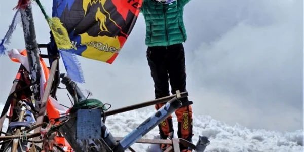Dor Geta Popescu a fost cea mai bună alpinistă a României. FOTOArhivă Personală