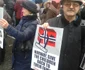 Protest Cluj pentru sotii Bodnariu