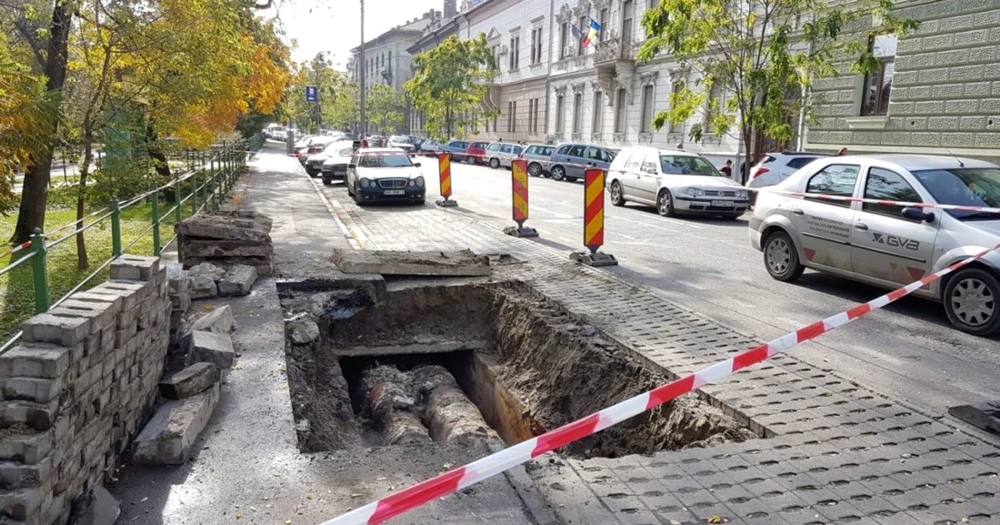 Avaria s-a produs în cursul zilei de luni FOTO mandri.ro