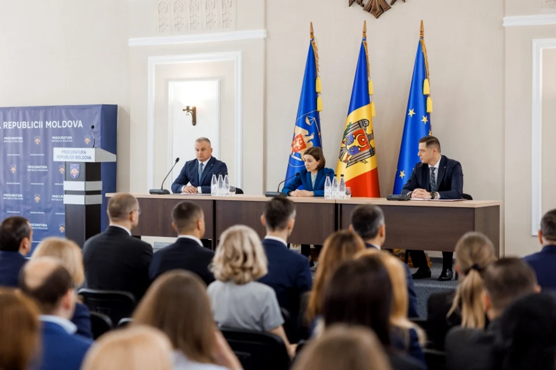 Maia Sandu a mers în data de 29 mai la PG pentru a prezenta noul șef. FOTO: Presedinte.md