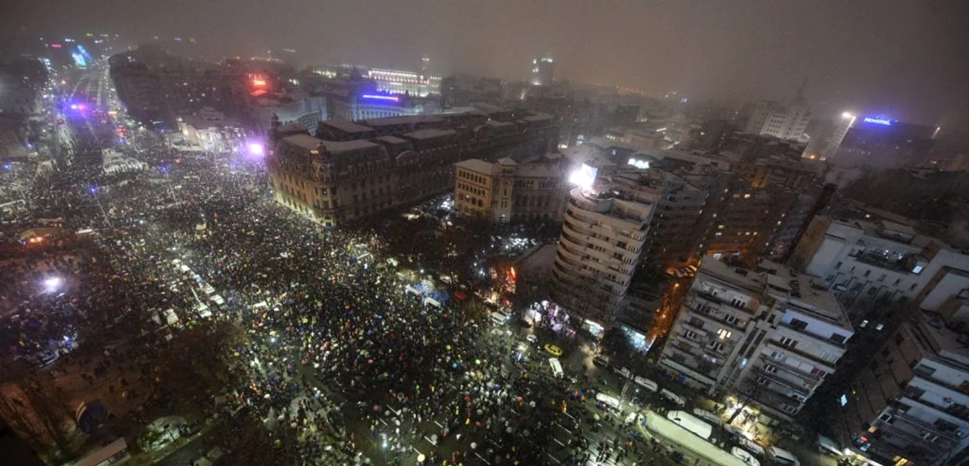 Protest in Bucureşti privind modivicările legilor justiţiei. FOTO Inquam Photos