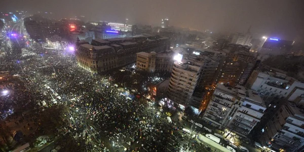 Protest in Bucureşti privind modivicările legilor justiţiei. FOTO Inquam Photos