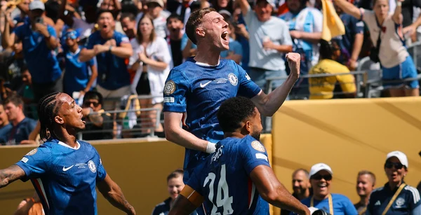 Cole Palmer s-a distrat cu apărarea francezilor. Foto Facebok Chelsea FC