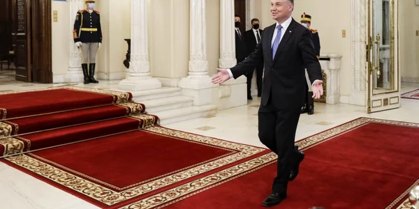 Vizită preşedintele Poloniei - Andrzej Duda - 22 mar 2022 / FOTO Inquam Photos / George Călin