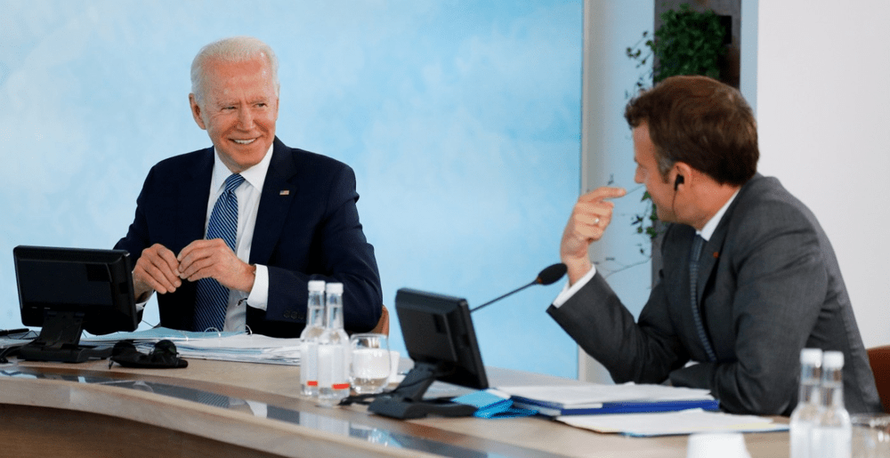 Preşedinţii Biden şi Macron au discutat despre principalele subiecte de politică externă