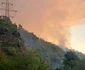 Incendiu de proporții pe Valea Oltului în comuna Racovița Vâlcea Foto ISU Vâlcea