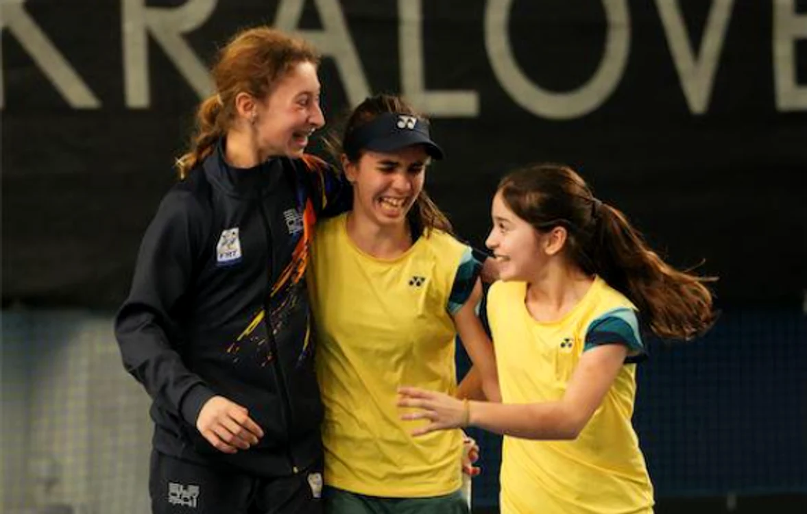 Performanța impresionantă a echipei feminine U14 la tenis  Foto/FRT