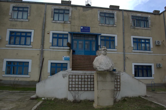Bustul savantului Ioan Borcea FOTO M.I.