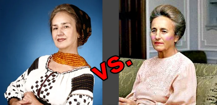 Sofia Vicoveanca și Elena Ceaușescu / foto: În oglindă