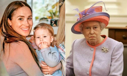 Meghan Markle, Lilibet Diana, Regina Elisabeta  jpg