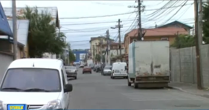 Strada Vâlsăneşti din Bucureşti, unde sunt înregistrate peste 4.000 de persoane FOTO: captură video protv.md