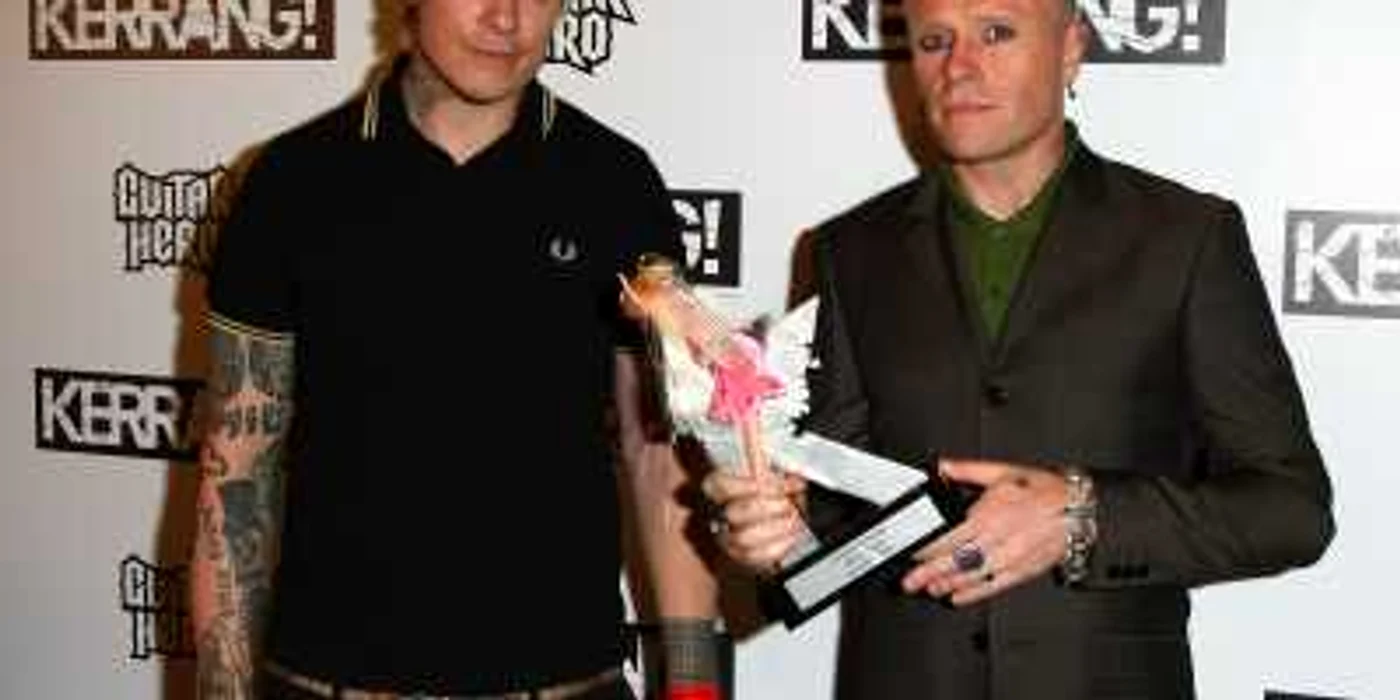 Liam Howlett (stânga) şi Keith Flint, doi dintre membri trupei The Prodigy FOTO Getty Images