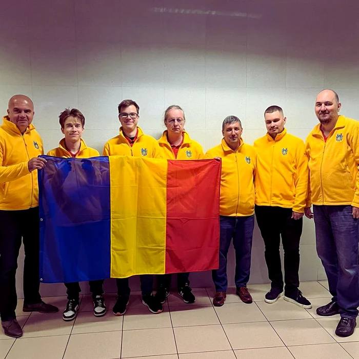 Echipa masculină de șah a României (FOTO: Facebook/ FR Șah)