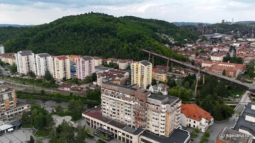 Orașul Reșița, imagini aeriene  Foto Daniel Guță ADEVĂRUL (33) JPG