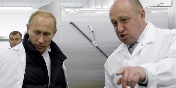 Vladimir Putin si Evgheni Prigojin FOTO  AFP jpg