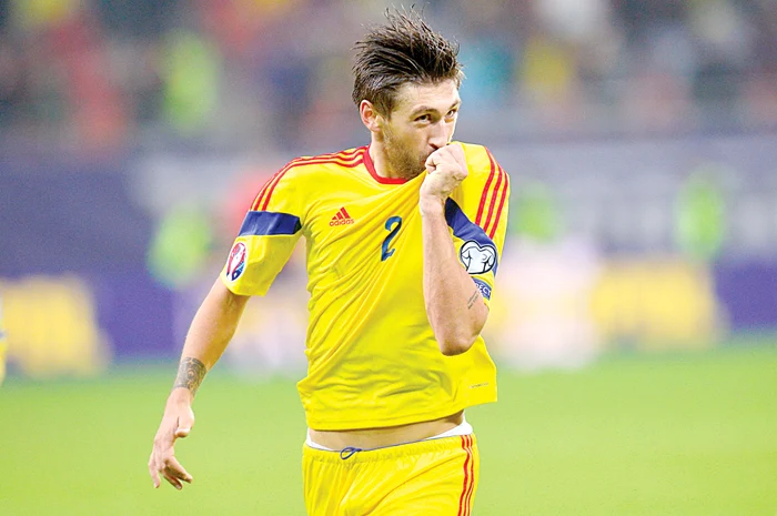 Paul Papp, omul care a dat două goluri în meciul cu Irlanda de NordFoto: Mediafax