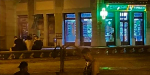 Urinat Piaţa Unirii Timişoara FOTO Facebook