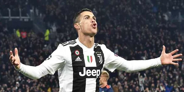 Cristiano Ronaldo in timpul meciului Juventus-Valencia FOTO EPA-EFE