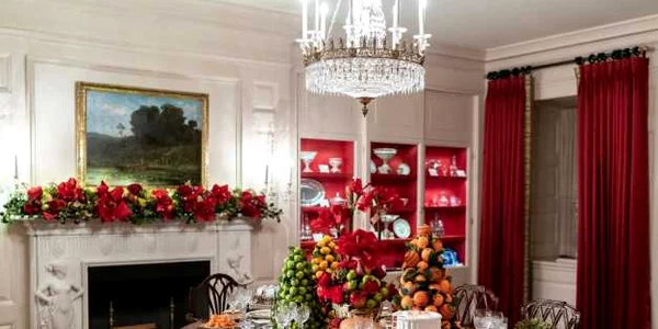 decoratiuni craciun 2019 casa alba melania trump  foto profimedia