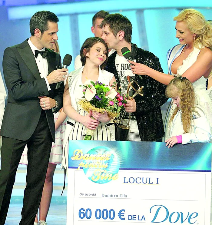 Ella a plâns de bucurie când a aflat că a câştigat