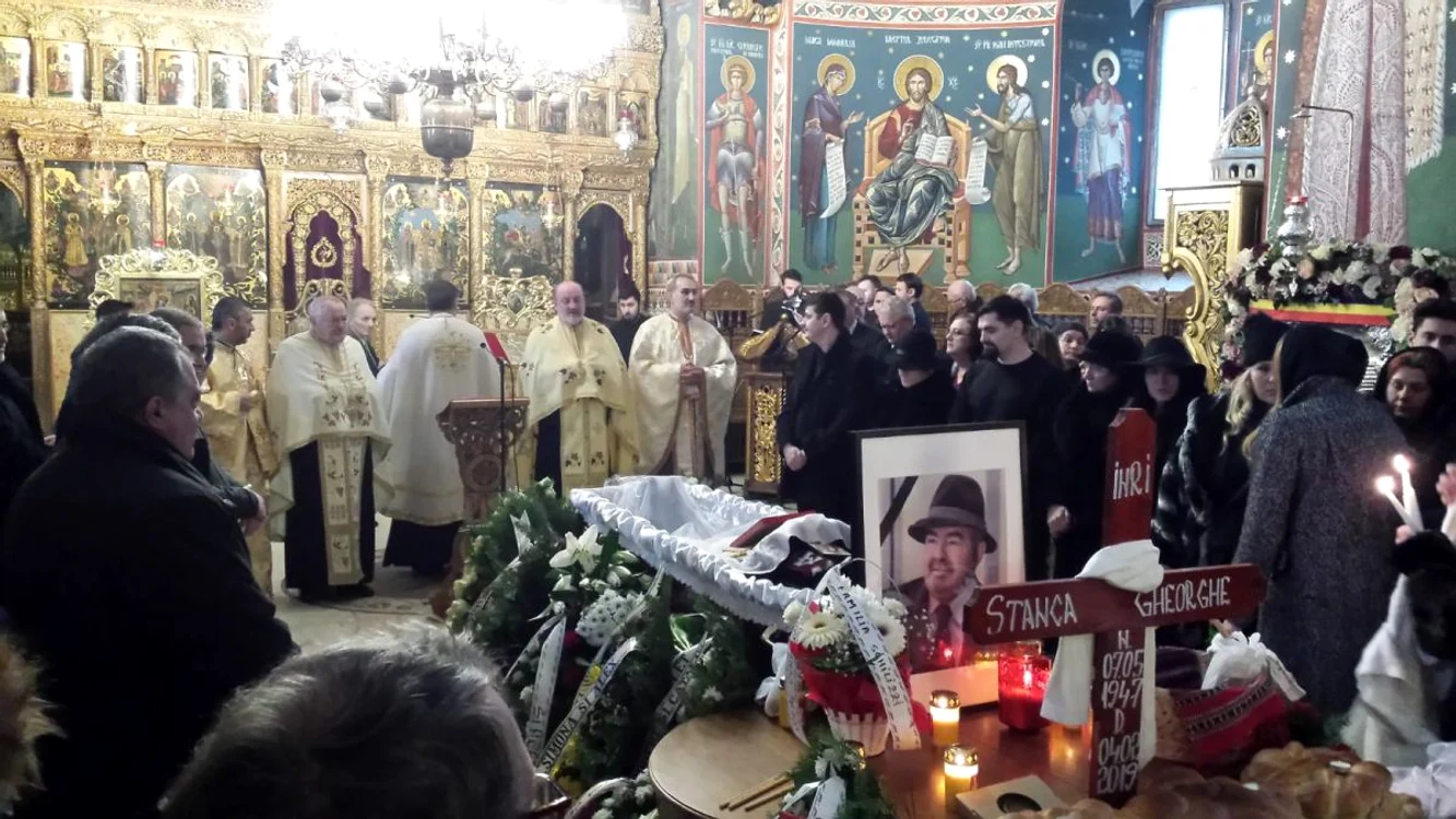 
    George Stanca a fost înmormântat la Cimitirul Bellu din CapitalăFoto: Florin Șuler   