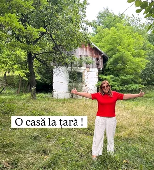 Mirela Retegan își face casă în Prahova foto: Instagram 