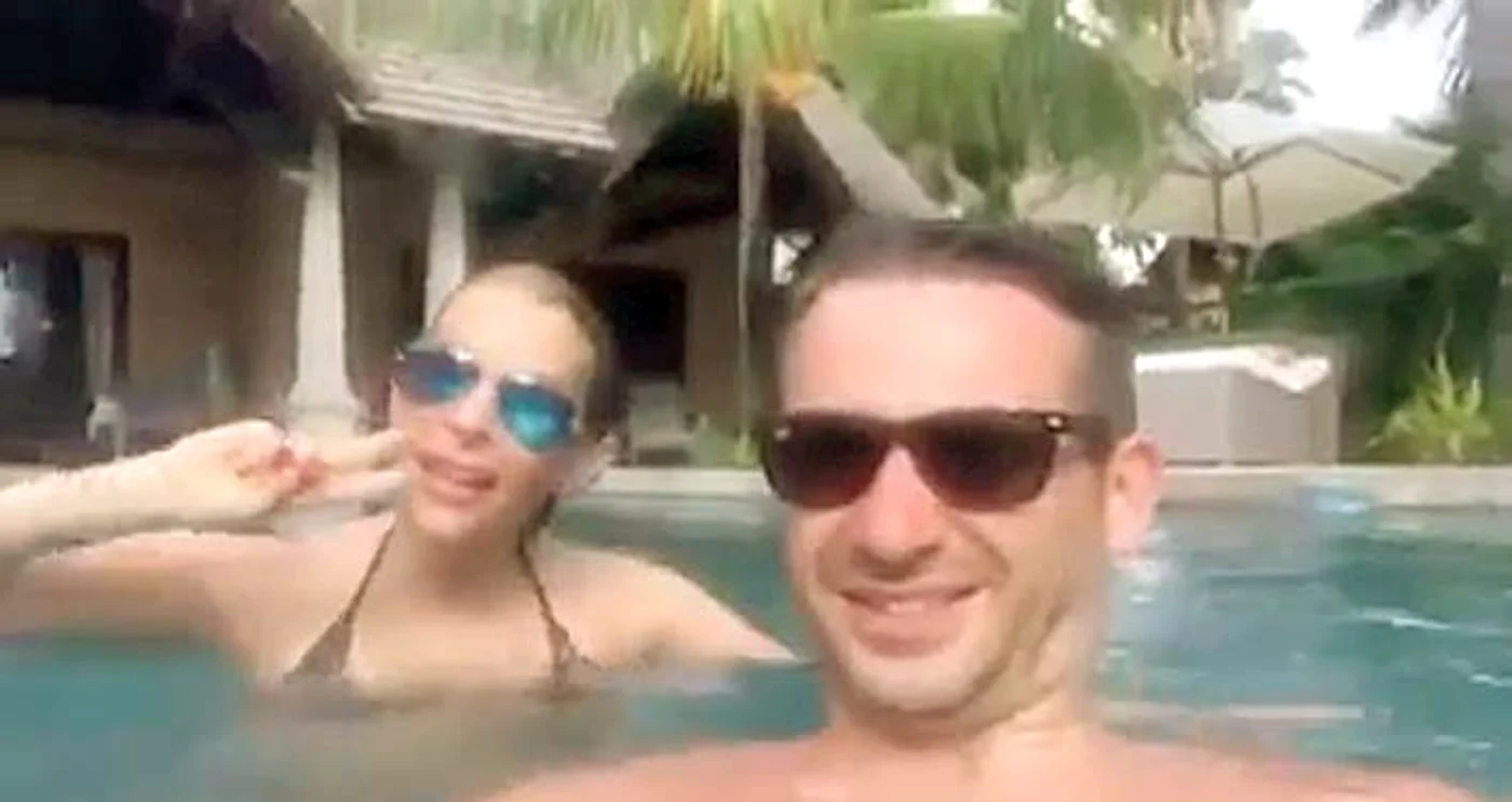 
    Alin Văcean şi iubita lui,  Paula Cojocari   