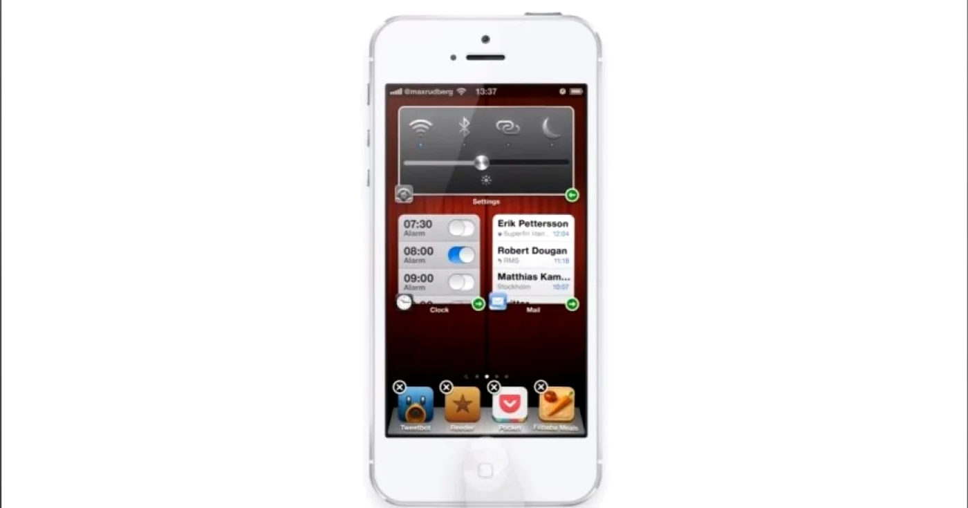 În iOS ar putea fi implementate widget-urile în aceeaşi manieră ca pe Android.