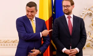 Sorin Grindeanu și Dominic Fritz FOTO Mediafax 