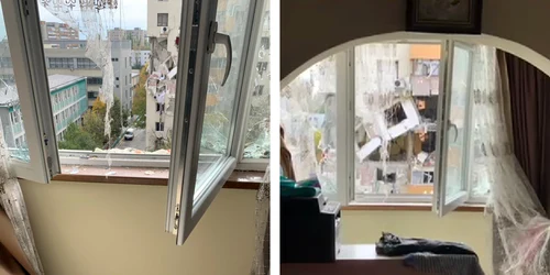 pagubele de dupa explozia din blocul din rahova foto captura video digi 24 png