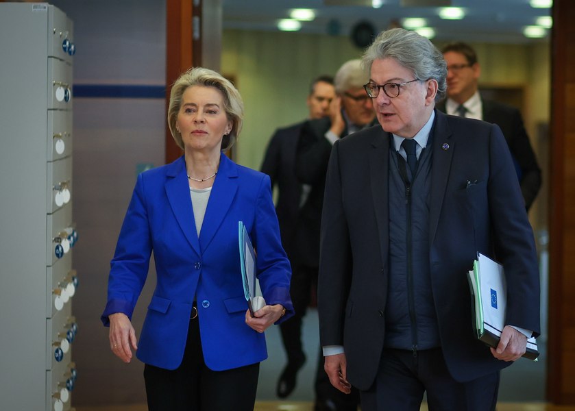 Culisele rupturii între Ursula von der Leyen și comisarul francez pentru piața internă Thierry Breton: „Oricine dar nu el”