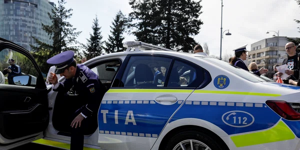 Noile mașini de Poliție BMW FOTO Inquam / Octav Ganea 