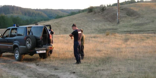 Jandarmii i-au prins pe cei doi în flagrant (foto IJJ Sălaj)