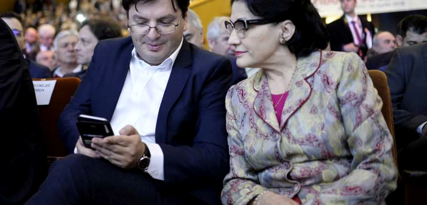 Nicolae Banicioiu si Ecaterina Andronescu FOTO ANDREEA ALEXANDRU / MEDIAFAX FOTO