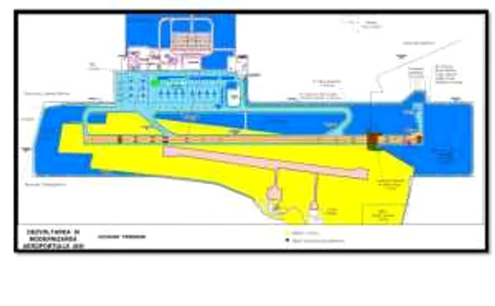 Schiţa proiectului de modernizare al Aeroportului Iaşi