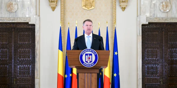 Klaus Iohannis declaraţie de presă la Palatul Cotroceni FOTO presidency