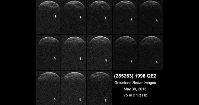 Asteroidul este însoţit de un asteroid mai mic care gravitează în jurul lui FOTO NASA