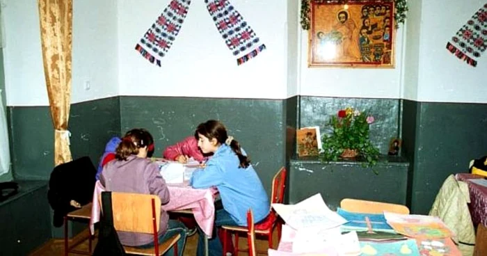 Copii de la Centrul „Sfânta Varvara” Baia de Aries.