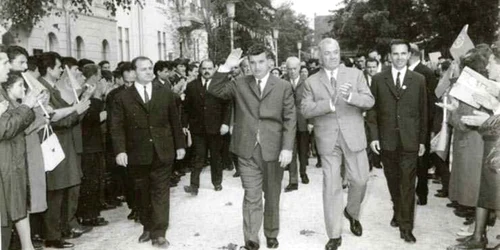 ceausescu la sibiu