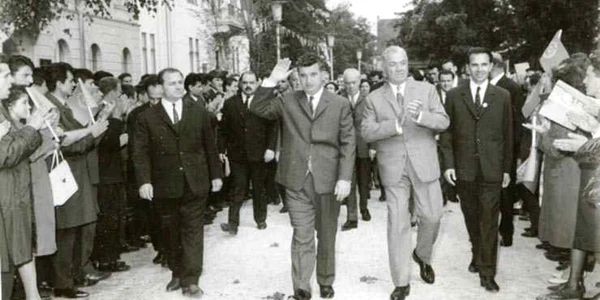 ceausescu la sibiu