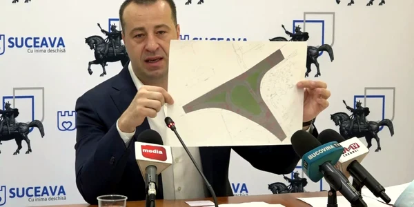 Lucian Harsovschi si sensul giratoriu tip chilot