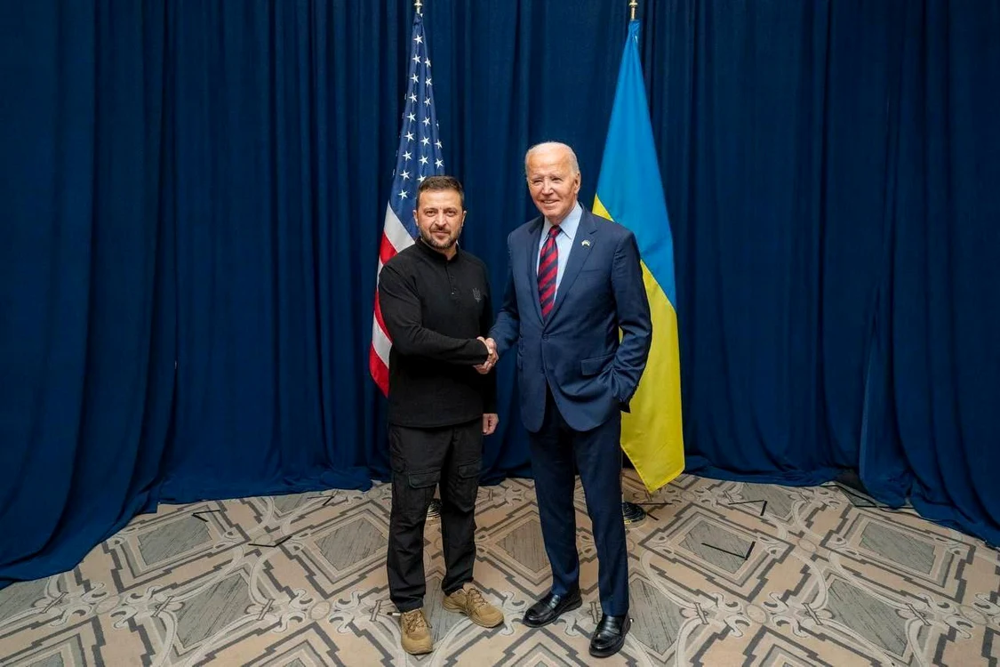 Președintele ucrainean Volodimir Zelenski primit de omologul american Joe Biden/ FOTO:X