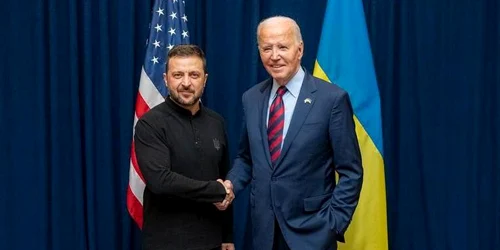 Președintele ucrainean Volodimir Zelenski primit de omologul american Joe Biden/ FOTO:X